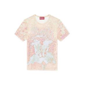 디젤 반팔 티셔츠 A235380BKCK34VA Multicolour