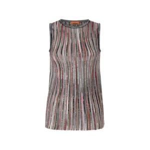 미소니 민소매 티셔츠 DS26SK0SBK01H1 DARKBASE RED BLUTONE SMS