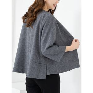 [모슬린]엄마옷 자켓 망토 라운드 정장 무지 603FGH062 마담/중