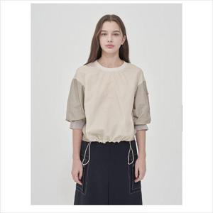 올리비아로렌 HC04 캐주얼 배색 블라우스 VVCNL5M5386