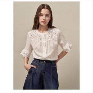 올리비아로렌 HC04 아일렛 블라우스 VVCNS5M4351