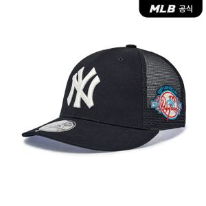 [MLB공식] 26SS 공용 시그니처 패치 메쉬캡 NY (Black) 3AMCB0463-50BKS
