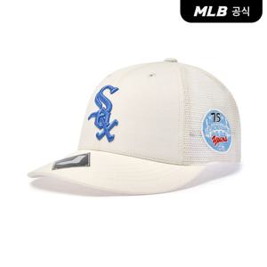 [MLB공식] 26SS 공용 시그니처 패치 메쉬캡 CHW (Cream) 3AMCB0463-44CRS