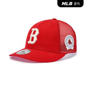 [MLB공식] 26SS 공용 시그니처 패치 메쉬캡 BOS (L.Red) 3AMCB0463-43RDL