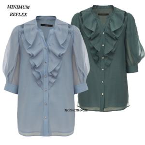 [미니멈]MD 프릴 시스루 블라우스 MD MZBAWB3030_CJ