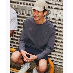 르꼬끄 유니 르프레쉬 루즈핏 다잉 긴팔티 - 그레이 QR223ERL41 408088