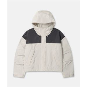 코오롱스포츠 KOLON SPORT 여성 크롭 컨트라스트 재킷 TVJJS26442GRI 403056