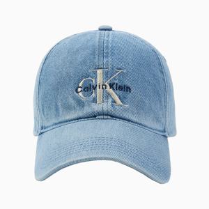 [캘빈클라인][공식] 남녀공용 CKJ 모노그램 데님 엠브로이더리 볼캡 4G5007G VHJ