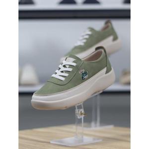 바이로쏘 세이브존06 캐주얼 운동화 베어 자수 레이스업 4cm 스니커즈 (BY)26S130J26BE3