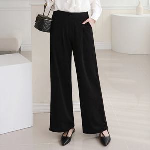 [올리비에스클로젯] 주름 와이드 밴딩 팬츠_O2603PT037A