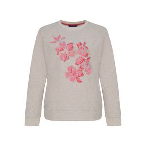 올리비아하슬러 핑크 플라워 그래픽 스웻셔츠_OHFSTS102