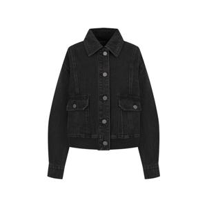 샤트렌 워싱 크롭 트러커 데님 자켓_HCFSJK202