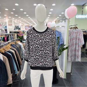 [벨라디터치]시폰 블라우스 V1F2BL31_GN