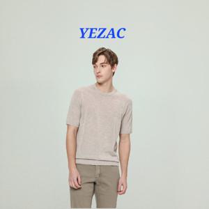 [예작]깔끔한 라운드넥 반팔 니트  YJ4MCD432BE_SC