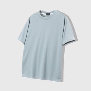 [다잇템]남성 여름파스텔 쿨링반팔 U넥 무지티 (35831431A)