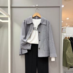 [무자크]싱글 린넨 자켓 MQ3JK04