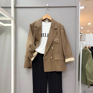 [무자크]자수 린넨 자켓 MQ3JK03