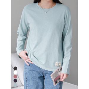 [올리비에스클로젯]라벨 포인트 라운드넥 티셔츠_O2603TS067A