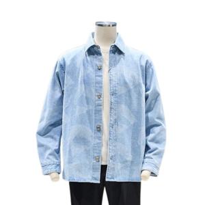 [레노마캐주얼]S/S 프리미엄 다크블루 연청 데님 캐주얼 셔켓 RPIMBC09A