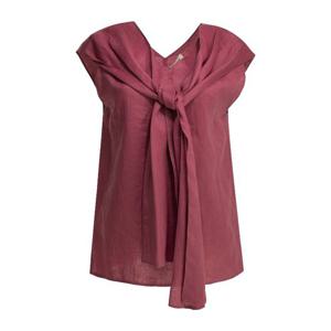 에스막스마라 노트 새시 드레이프 슬리브리스 탑 2619161043600