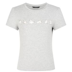 질스튜어트뉴욕   26SS  비즈장식 면혼방 반팔티셔츠 JSTS6B200G1