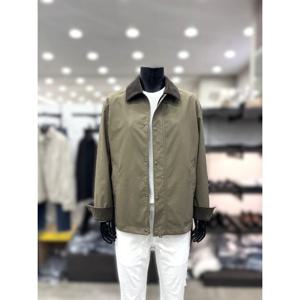 [바쏘옴므]코듀로이 카라 배색 경량 패딩 점퍼 WSA5UA02A 바쏘옴