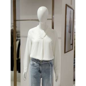 [에꼴드파리]MARIO(미센스)브이넥 메탈장식 블라우스 106MB59BLP106Z