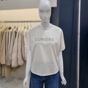 [나이스클랍]글리터 레터링 반팔티 A262PWT306_DG_DG