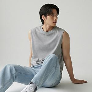 [리얼슬로우]레이어드 민소매 티셔츠 RSTS3077