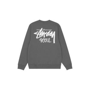 스투시 스탁 서울 크루넥 블랙 2021 3913674