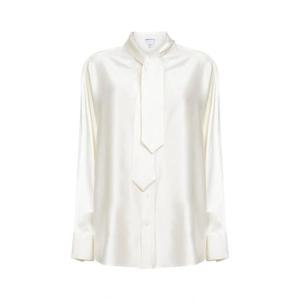 26SS 보테가베네타 FLUID 실크 SATIN NECKTIE 셔츠 KNOT CUFF BUTTON 862348V6H109071 TP573867249