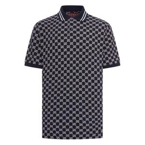 구찌 코튼 피케 자카드 폴로 셔츠 788024 XJHH74137