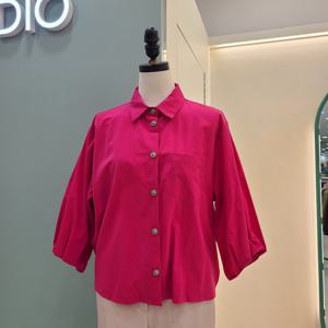 [수스]벌룬 소매핀턱 블라우스 S262BBL451/베이지,핫핑크_YS