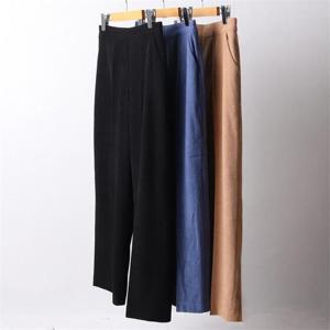 [강물처럼]빅사이즈사랑해요 F734L111 컬러골덴와이드팬츠 LT (7