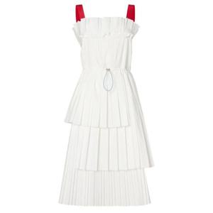 펜디 미디 원피스 FDD574 A3MWF0ZNM White