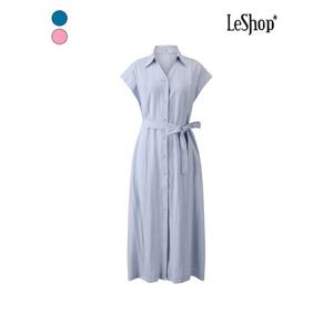 [르샵]트임 카라넥 스트랩 버튼 원피스 (BQ3OP006A)