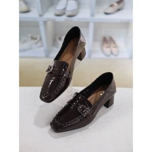 [블리아르]모던 양가죽 캐주얼 여성 로퍼 구두 5.5cm BLMD501284