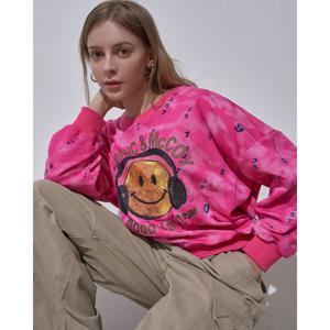 [르니앤맥코이]캐주얼 스마일 맨투맨 티셔트 MN03TS001FCY