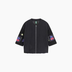 [베네통]메쉬 블록 스트링 집업 점퍼_BAJPA6631