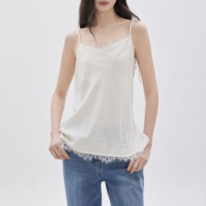 [주크] 사틴 레이스 슬리브리스 탑 Z262MSC022