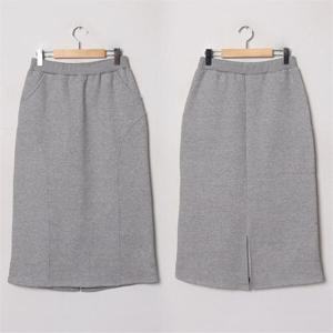 [강물처럼]빅사이즈 101 도톰기모심플스커트 DMNB790 (6517789A)