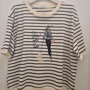 클리지 HC45 줄무늬 라운드 티 CQ4WTS0105F