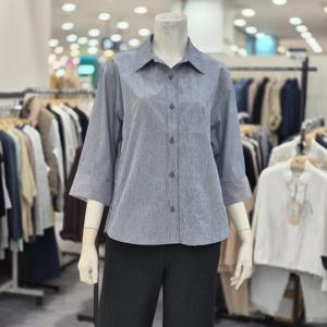 [레노마레이디]소매 프린트 셔츠 R3H21WST020