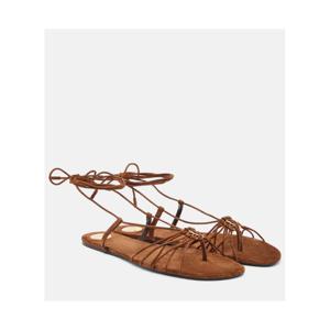 생로랑 Babylone 스웨이드 샌들 P01163680