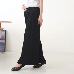 [쉬즈마담]P92048 옆셔링볼륨 플리츠 와이드 랩팬츠 50대 엄마옷