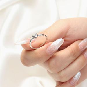 앤틱하트 실버925 사이즈조절 반지 오픈반지 오픈링