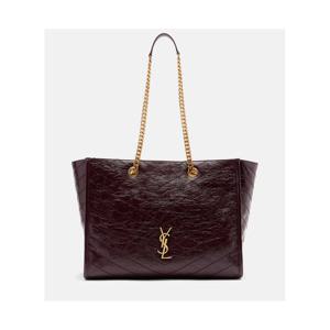 생로랑 Niki 라지 레더 숄더 백 P01172544