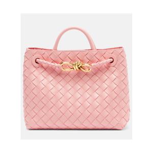 보테가베네타 Andiamo 스몰 레더 탑 핸들 백 P01151283