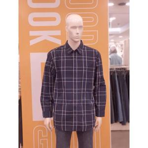 뱅뱅 세이브존02 뱅뱅)봄 오버핏 체크  남방 NSK115