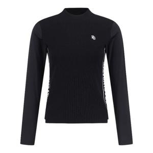 파리게이츠골프긴팔티 NQC 521E2SR403_BK 여성 냉감 슬리브 사이드 로고 니트
